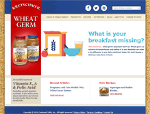 Tablet Screenshot of mywheatgerm.com